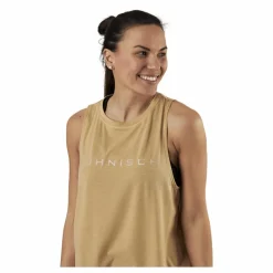 Röhnisch Clara Loose Singlet Yellow* Linnen|Träning