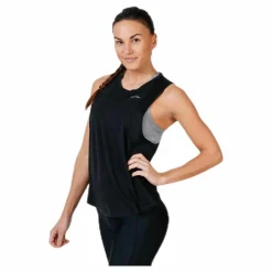 Wyte Clara Tank Top Black* Löpning|Linnen