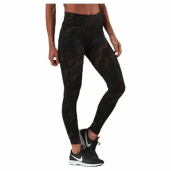 Casall Classic Printed 7/8 Tights Brown/Black* Tights|Träning