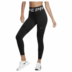 Nike Cln Nvlty Tight 7/8 Black/Silver* Tights|Träning