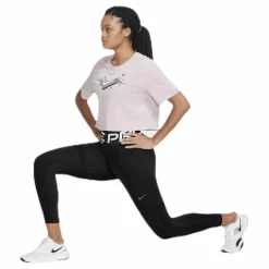 Nike Cln Nvlty Tight 7/8 Black/Silver* Tights|Träning