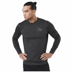 Puma Golf Cloudspun Crewneck Puma Black Heather* Golf|Tröjor