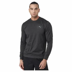 Puma Golf Cloudspun Crewneck Puma Black Heather* Golf|Tröjor