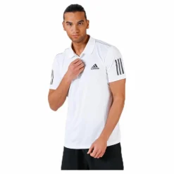 adidas Tennis Club 3 Stripes Polo M White* T-Shirts|Racketsporter