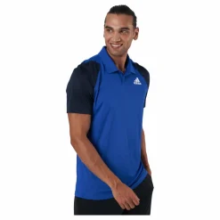 adidas Tennis Club Polo Shirt 000/blue* Racketsporter|T-Shirts