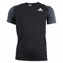 adidas Tennis Club T-Shirt White/Black*Barn T-Shirts|Racketsporter