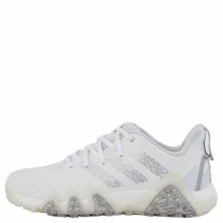 adidas Codechaos 22 Spikeless Golf Shoes Cloud White / Silver Metallic / Grey Two* Golf|Golfskor