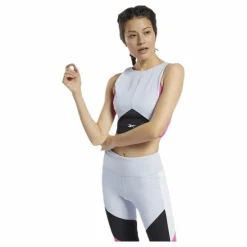 Reebok Colorblock Crop Top Grey* Linnen|Träning