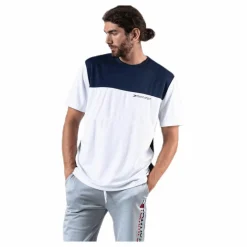 Tommy Hilfiger Sport Colourblock Logo Tee White* T-Shirts|Träning