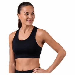 Stay in place Compression Sports Bra C/D Black* Sport-Bh:Ar|Löpning