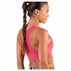Stay in place Compression Sports Bra Pink* Sport-Bh:Ar|Löpning