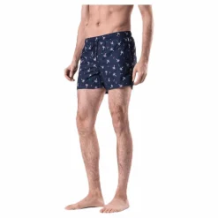 Happy Socks Confetti Palm Swim Shorts Blue* Simning|Badkläder