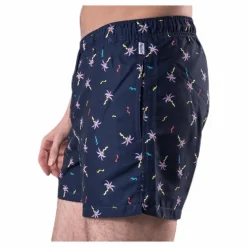 Happy Socks Confetti Palm Swim Shorts Blue* Simning|Badkläder