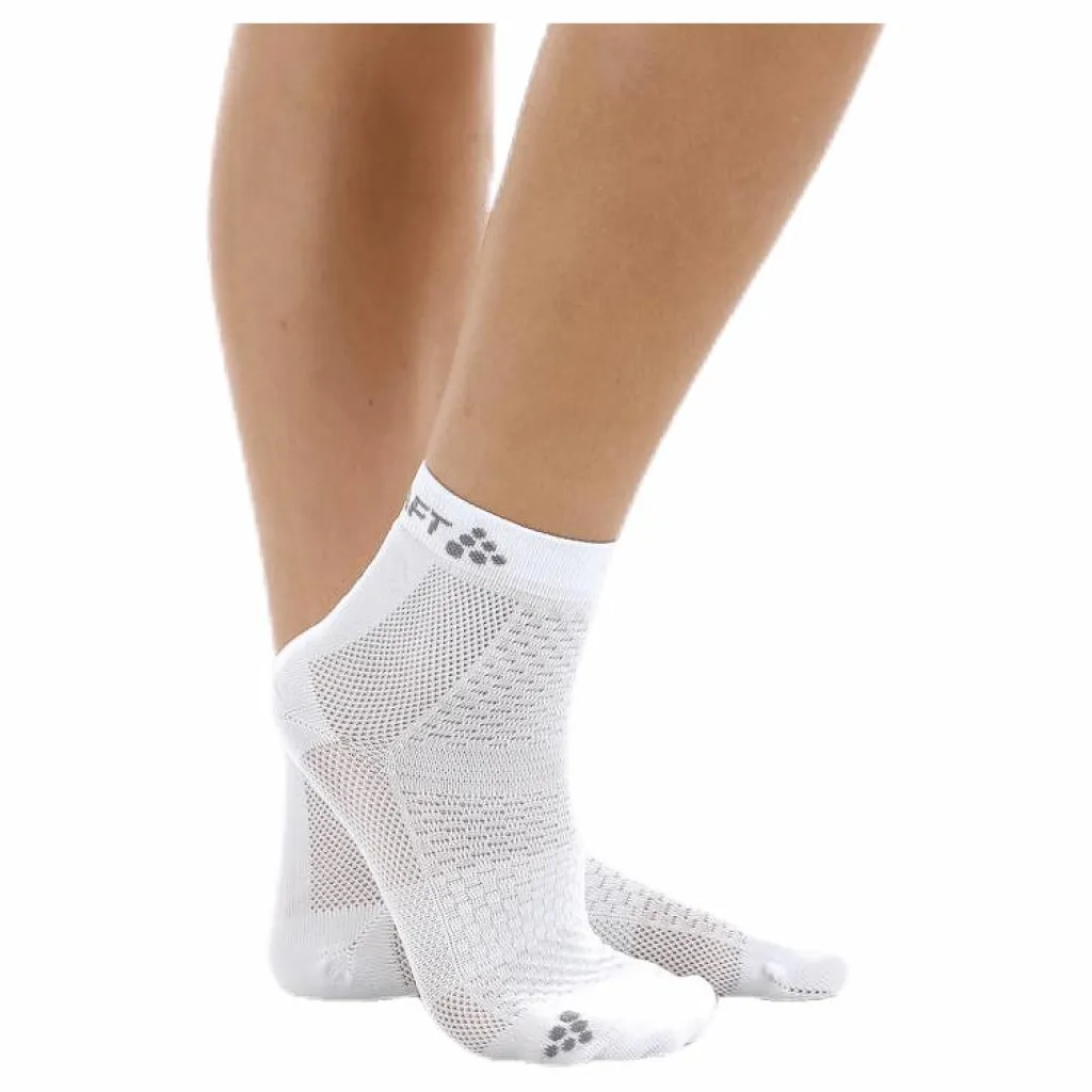 Craft Cool Mid 2-Pack Sock White* Löpning|Strumpor