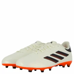 adidas Copa Pure II League Firm Ground Boots Ivory / Core Black / Solar Red*Barn Fotboll|Fotbollsskor