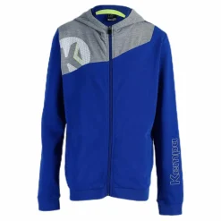 Kempa Core 2.0 Hood Jacket Junior Blue/Grey*Barn Inomhussporter|Tröjor