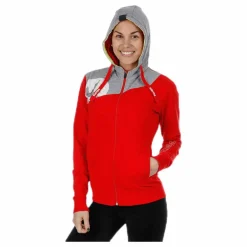 Kempa Core 2.0 Hood Jacket W Grey/Red* Inomhussporter|Tröjor