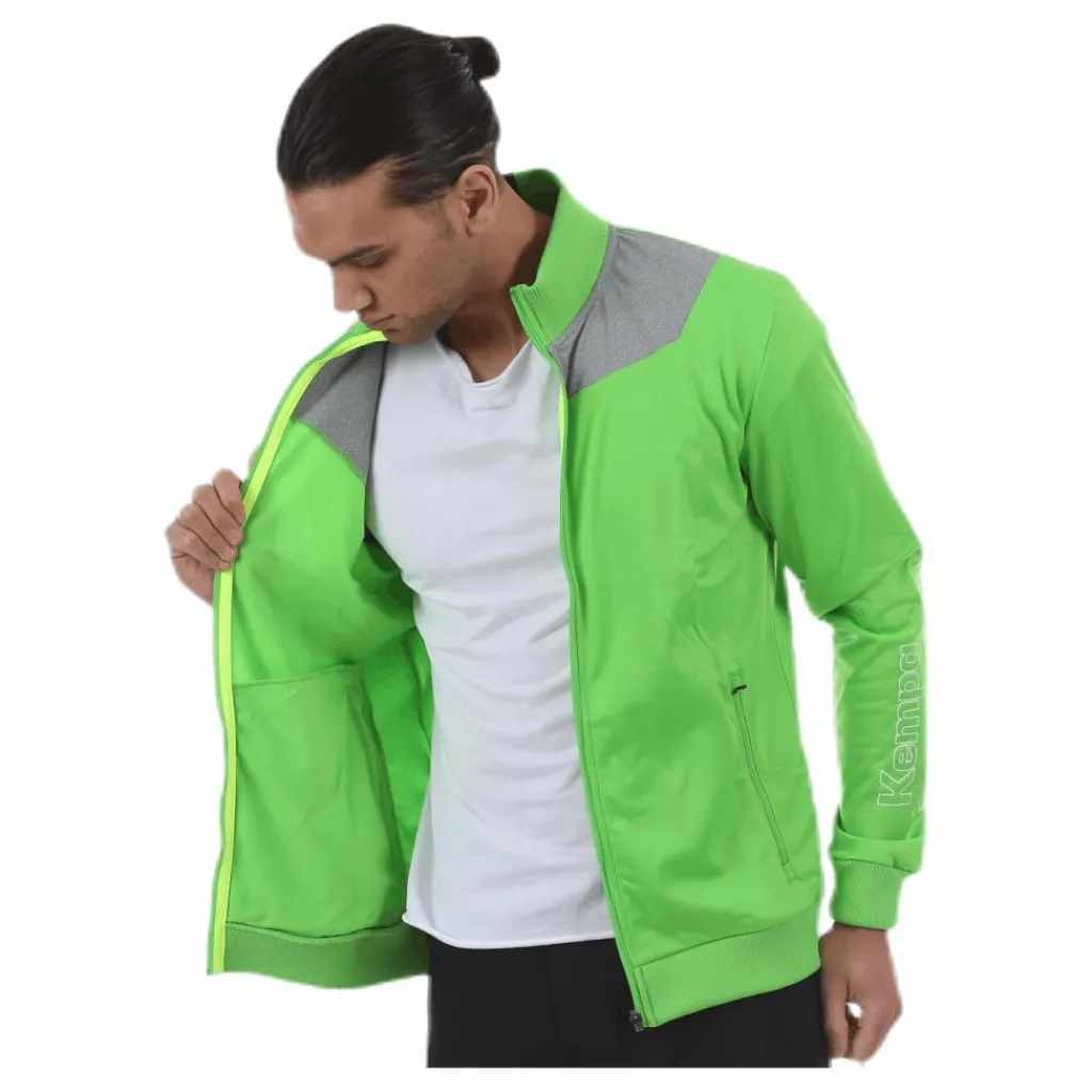 Kempa Core 2.0 Poly Jacket Green/Grey* Inomhussporter|Tröjor