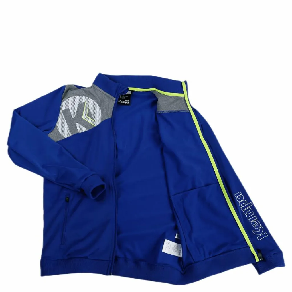 Kempa Core 2.0 Poly Jacket Jr Blue/Grey* Inomhussporter