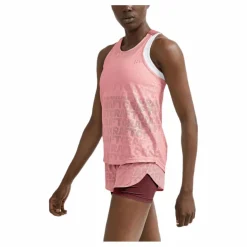Craft Core Charge Logo Singlet Pink* Träning|Linnen