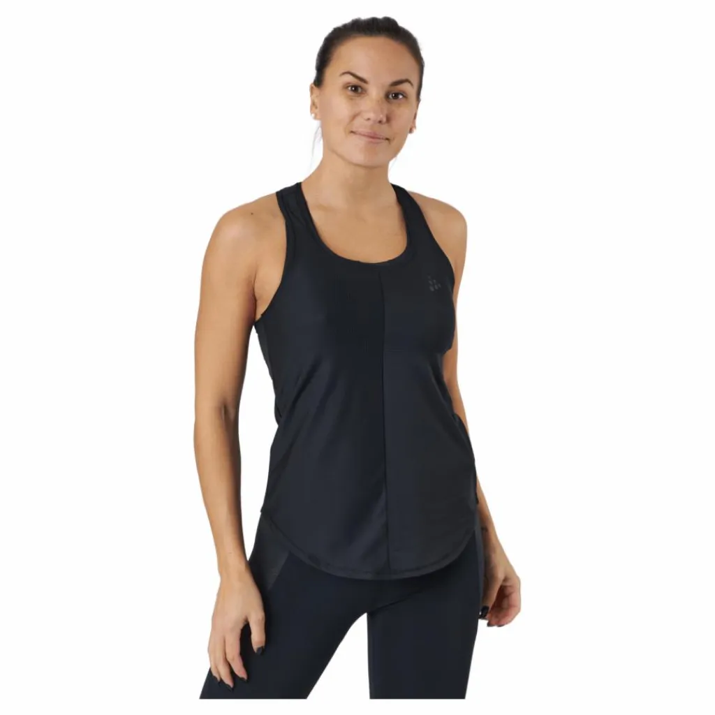 Craft Core Charge Rib Singlet W Black* Linnen|Träning