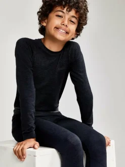 Craft Core Dry Active Comfort Ls Jr Black*Barn Alpint|Underställ