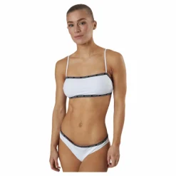 Calvin Klein Core Logo Tape Bandeau-Rp White* Simning|Badkläder