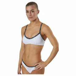 Calvin Klein Core Logo Tape Bralette-Rp White* Simning|Badkläder