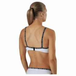 Calvin Klein Core Logo Tape Bralette-Rp White* Simning|Badkläder