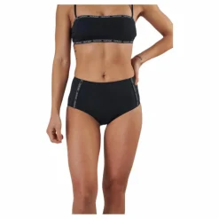 Calvin Klein Core Logo Tape High Waist Bikini Brief Black* Simning|Badkläder
