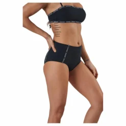 Calvin Klein Core Logo Tape High Waist Bikini Brief Black* Simning|Badkläder