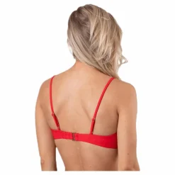 Calvin Klein Core Solid Structured Bandeau Red* Simning|Badkläder