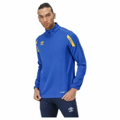Umbro Core Sweat Half Zip Blue/Yellow* Fotboll|Tröjor