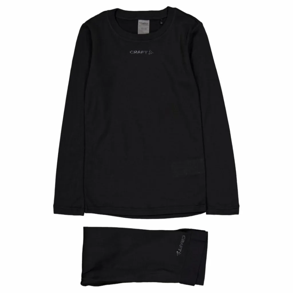 Craft Core Warm Baselayer Set Black*Barn Alpint|Underställ