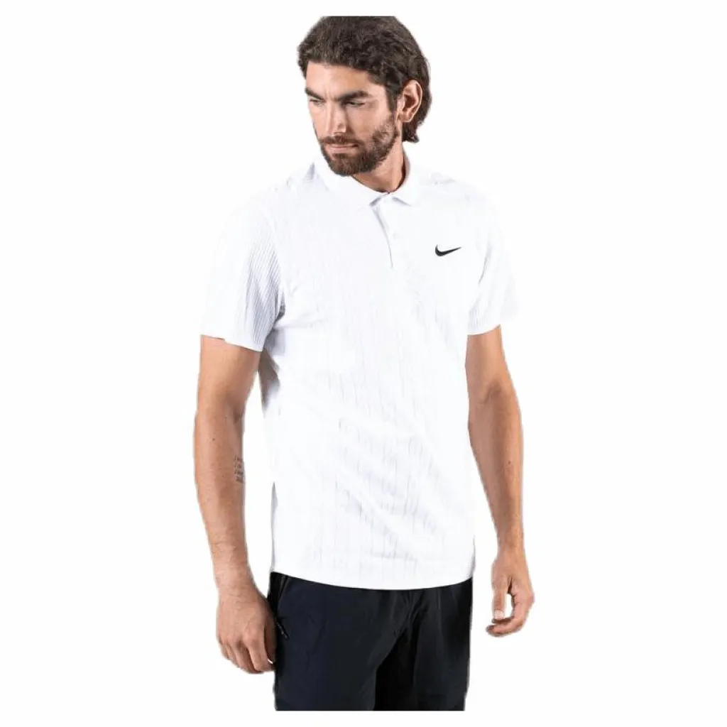 Nike Court ADV Polo White/Black* T-Shirts|Racketsporter