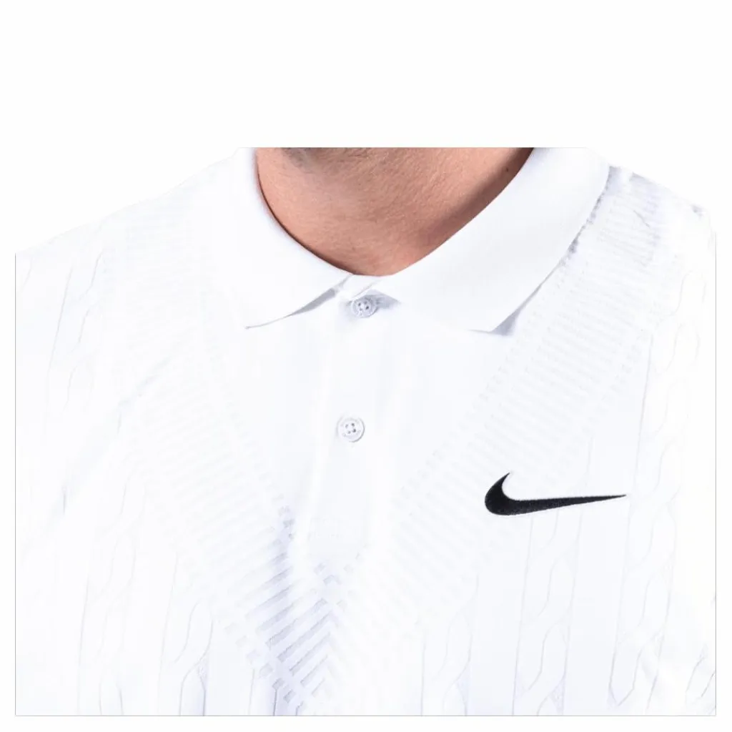 Nike Court ADV Polo White/Black* T-Shirts|Racketsporter
