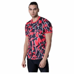 Nike Court Dri-FIT Printed White/Red* Racketsporter