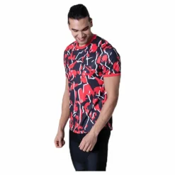 Nike Court Dri-FIT Printed White/Red* Racketsporter