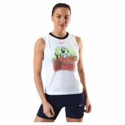 Nike Court Dri-FIT Tank White/Black* Racketsporter