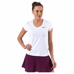 Nike Court Dri-FIT White/Black* Racketsporter|T-Shirts