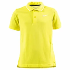 Nike Court Dry Polo Team Yellow*Barn T-Shirts|Racketsporter