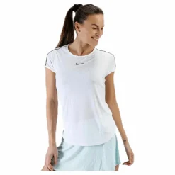 Nike Court Dry Top White/Black* T-Shirts|Racketsporter