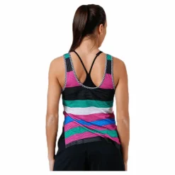 Nike Court Printed Dry Tank Pink/Blue* Racketsporter
