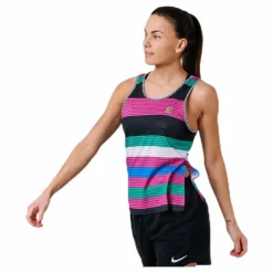 Nike Court Printed Dry Tank Pink/Blue* Racketsporter