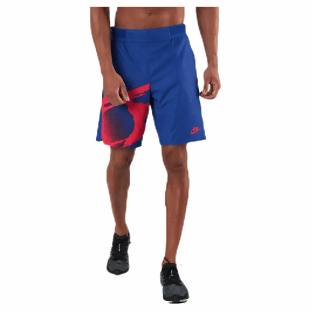 Nike Court Slam Ny Nt Shorts Blue/Red* Racketsporter