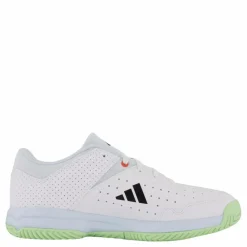 adidas Court Stabil Shoes Cloud White / Core Black / Semi Green Spark* Inomhussporter
