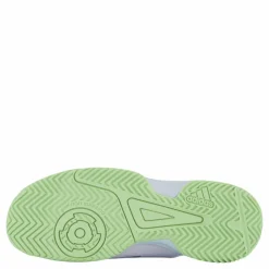 adidas Court Stabil Shoes Cloud White / Core Black / Semi Green Spark* Inomhussporter