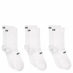 2XU Crew Socks 3 Pack White/black* Träning|Strumpor