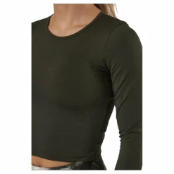 Casall Crop Long Sleeve Forest Green* Tröjor|Träning