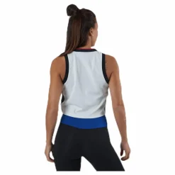 Tommy Hilfiger Sport Crop Tommy Tank Top Blue/White* Linnen|Träning